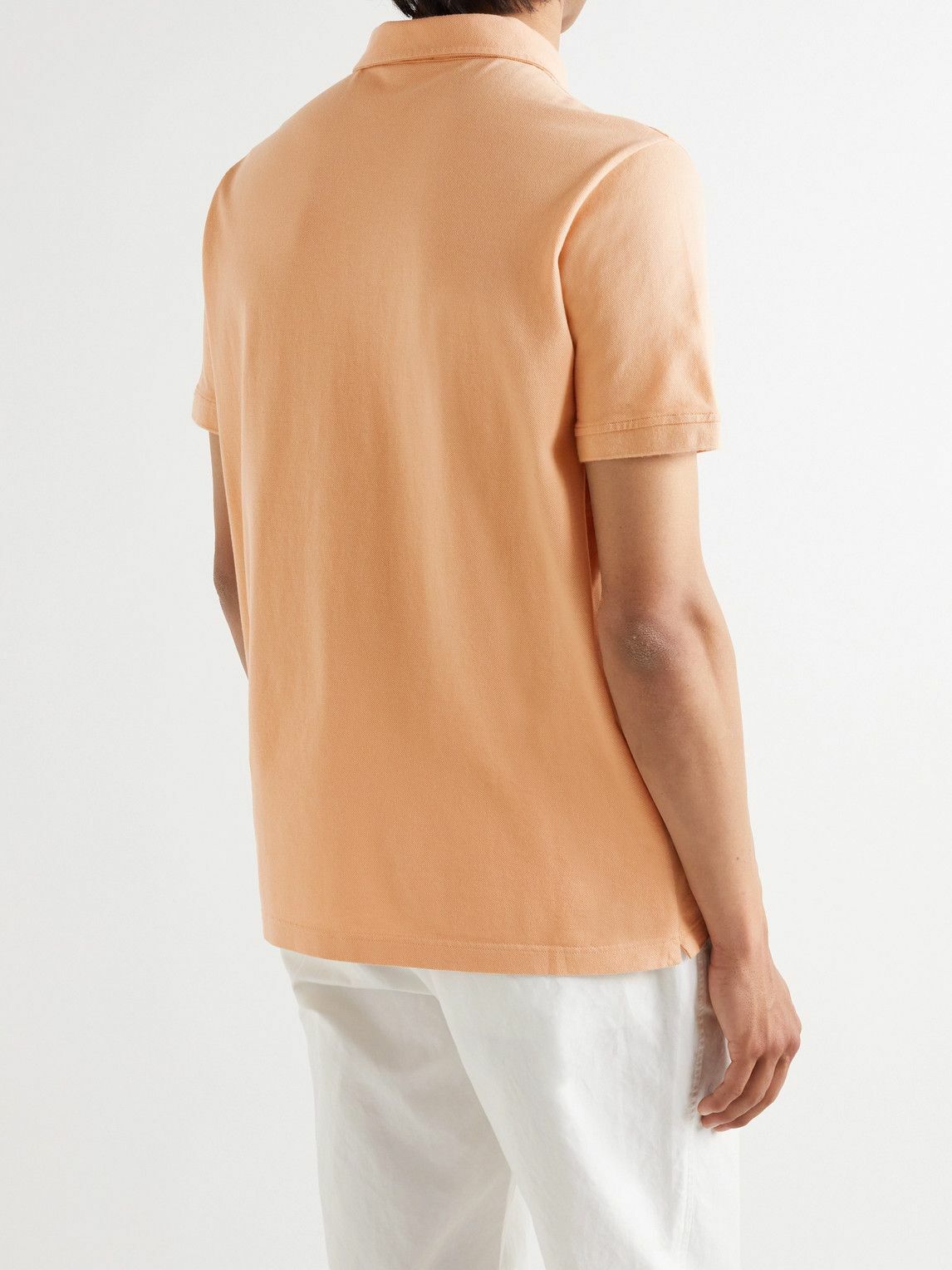Loro Piana - Logo-Embroidered Cotton-Piqué Polo Shirt