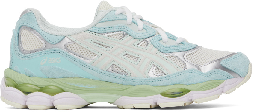 Asics White & Blue Gel-NYC Sneakers