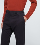 Zegna - Cotton-blend straight pants