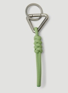 Knotted Key Ring in Green