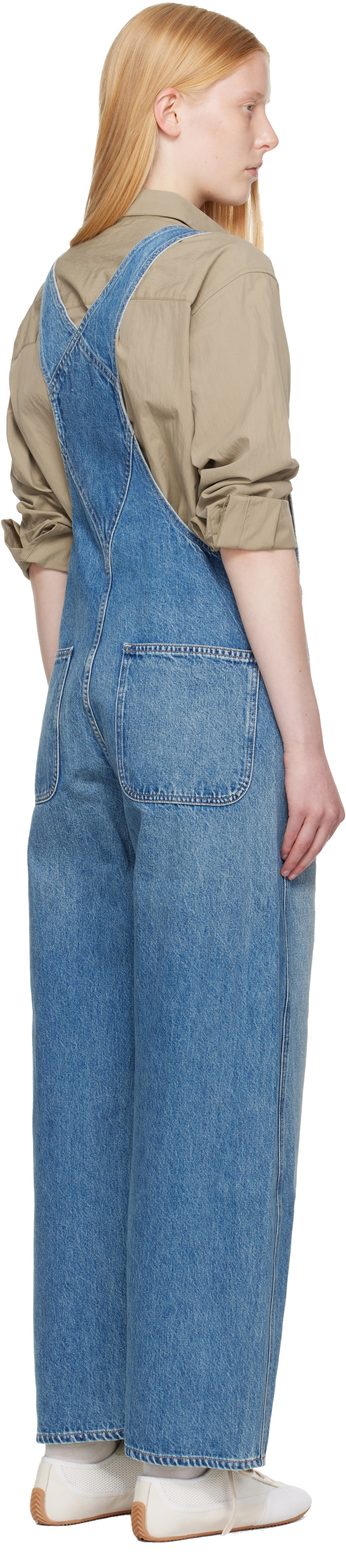 Citizens of Humanity Blue Freya Denim Overalls