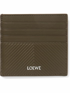 LOEWE - Logo-Print Debossed Leather Cardholder