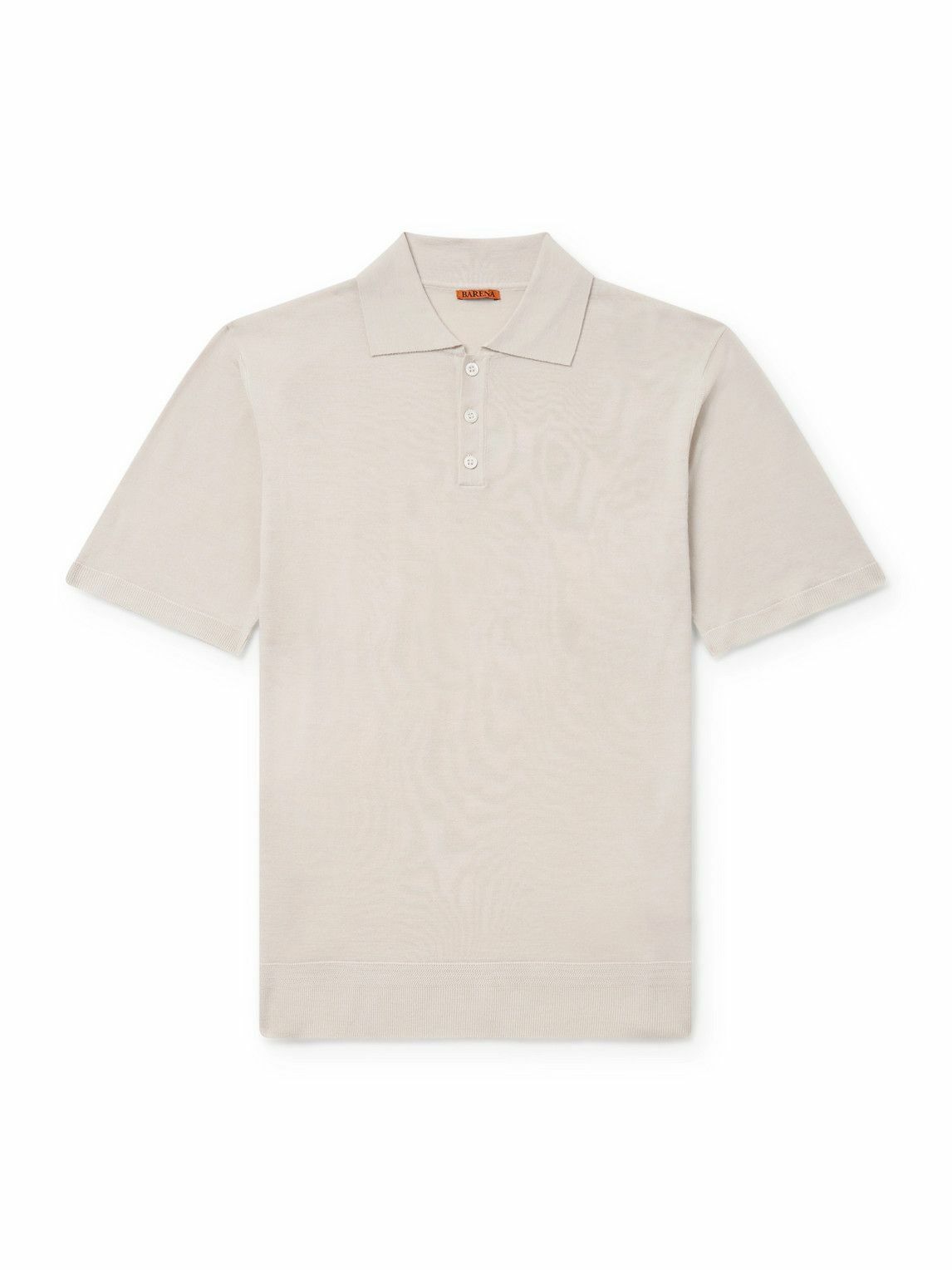 Barena - Marco Merino Wool Polo Shirt - Neutrals