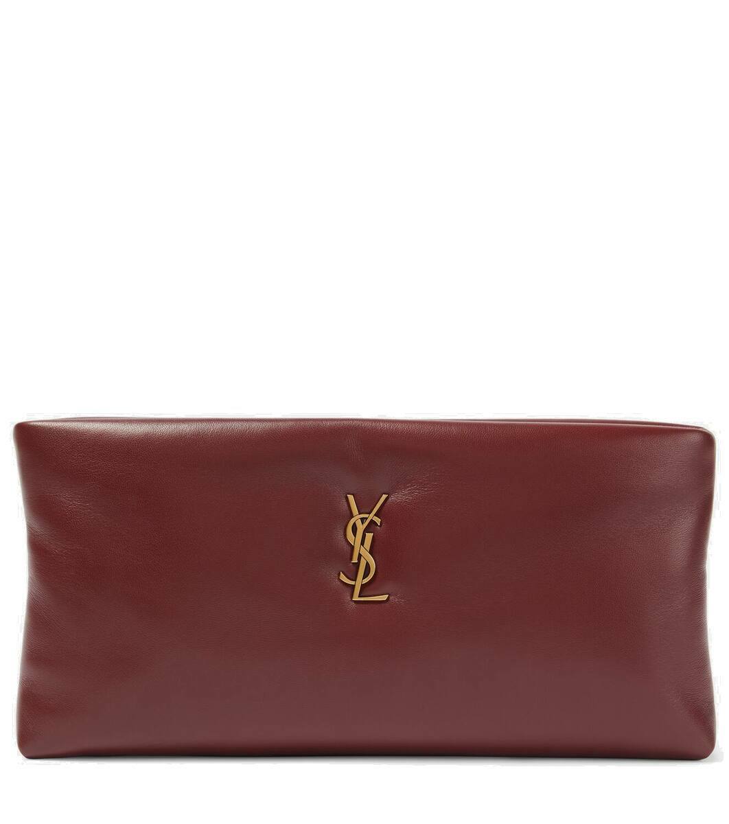 Saint Laurent Calypso Leather Pouch Saint Laurent