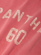 Valentino Garavani - Chez Valentino Logo-Appliquéd Printed Cotton-Jersey T-Shirt - Red