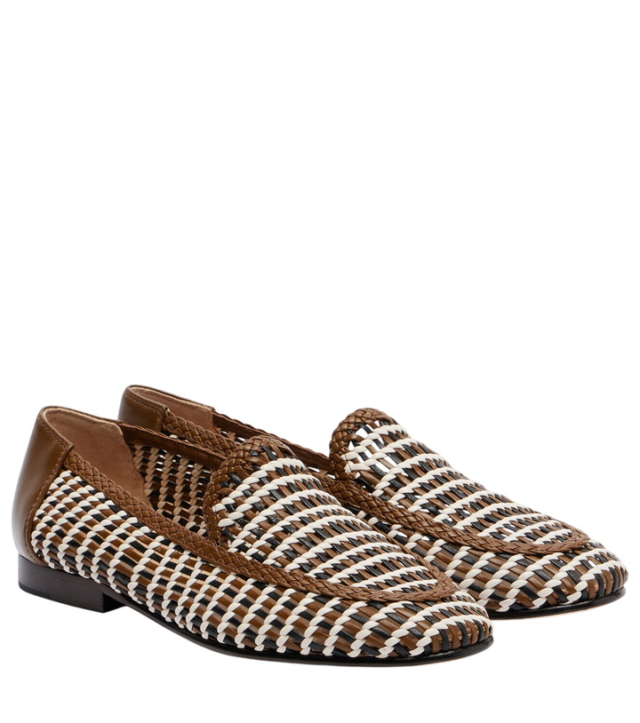 Photo: Veronica Beard Prilla woven leather loafers