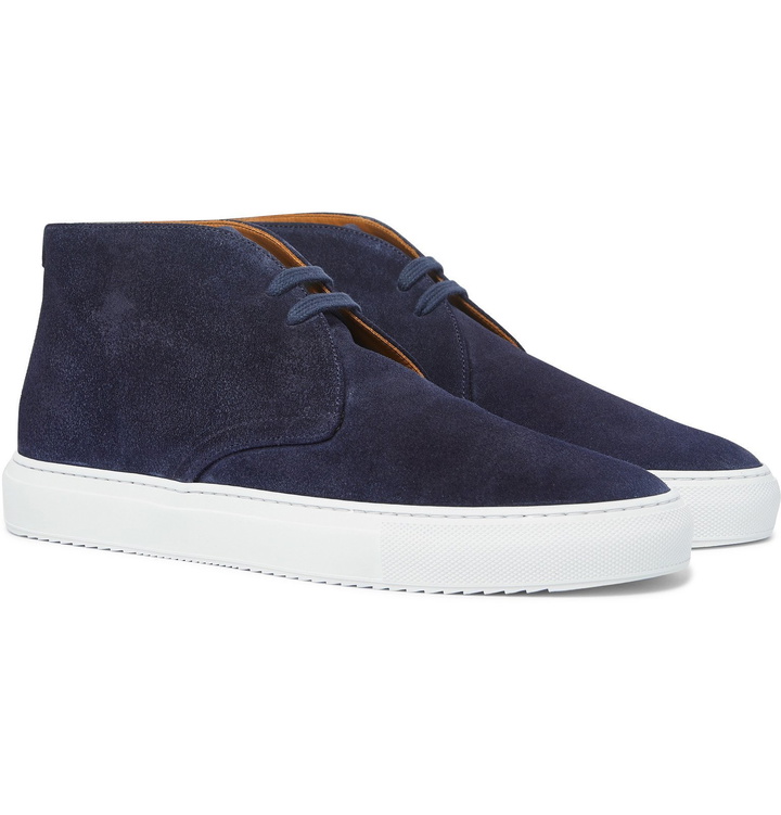 Photo: Mr P. - Larry Suede Desert Boots - Blue