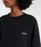 The Attico Layered cotton jersey T-shirt