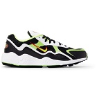 Nike - Air Zoom Alpha Mesh and Leather Sneakers - Black
