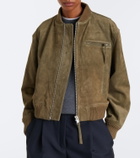 Arma Elysia suede bomber jacket