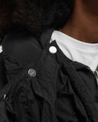 Ganni Nylon Tech Puffer Midi Jacket Black Womens Down & Puffer Jacket