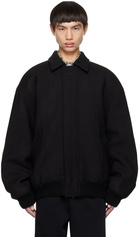 Photo: Acne Studios Black Zip Jacket