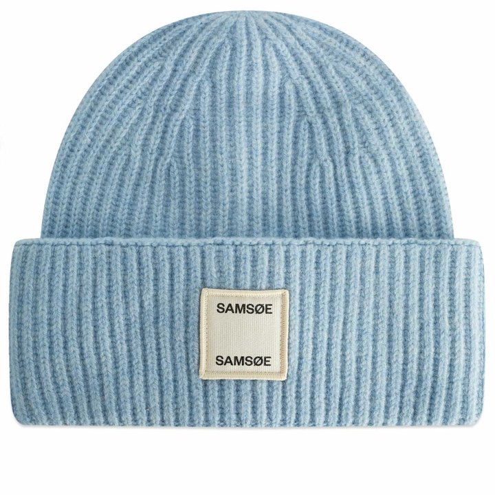Photo: Samsøe Samsøe Women's Samsoe Samsoe Beanie in Subdued Blue 