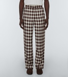 Bode - Shadow checked straight pants