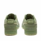 Nike Men's Dunk Low Retro Premium Sneakers in Oil Green/Olive Aura