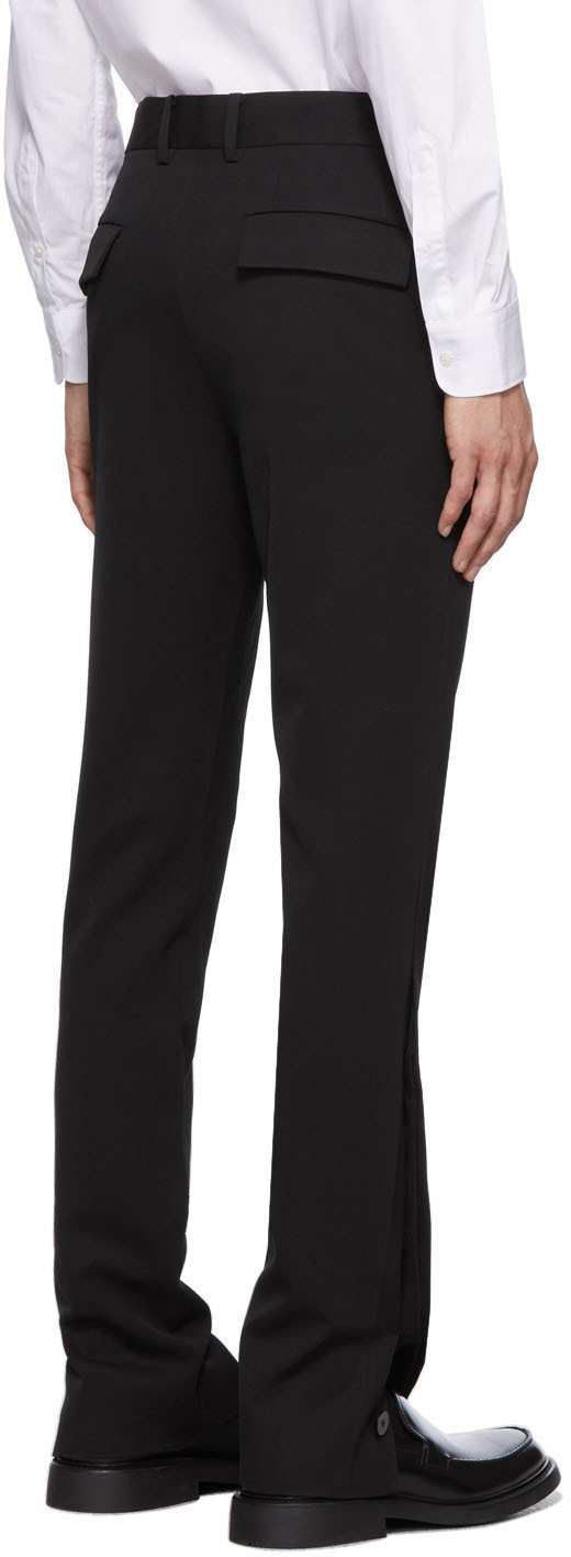 Sean Suen Black Split Leg Trousers