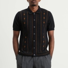 Percival Men's Folio Knitted Shirt in Dark Navy