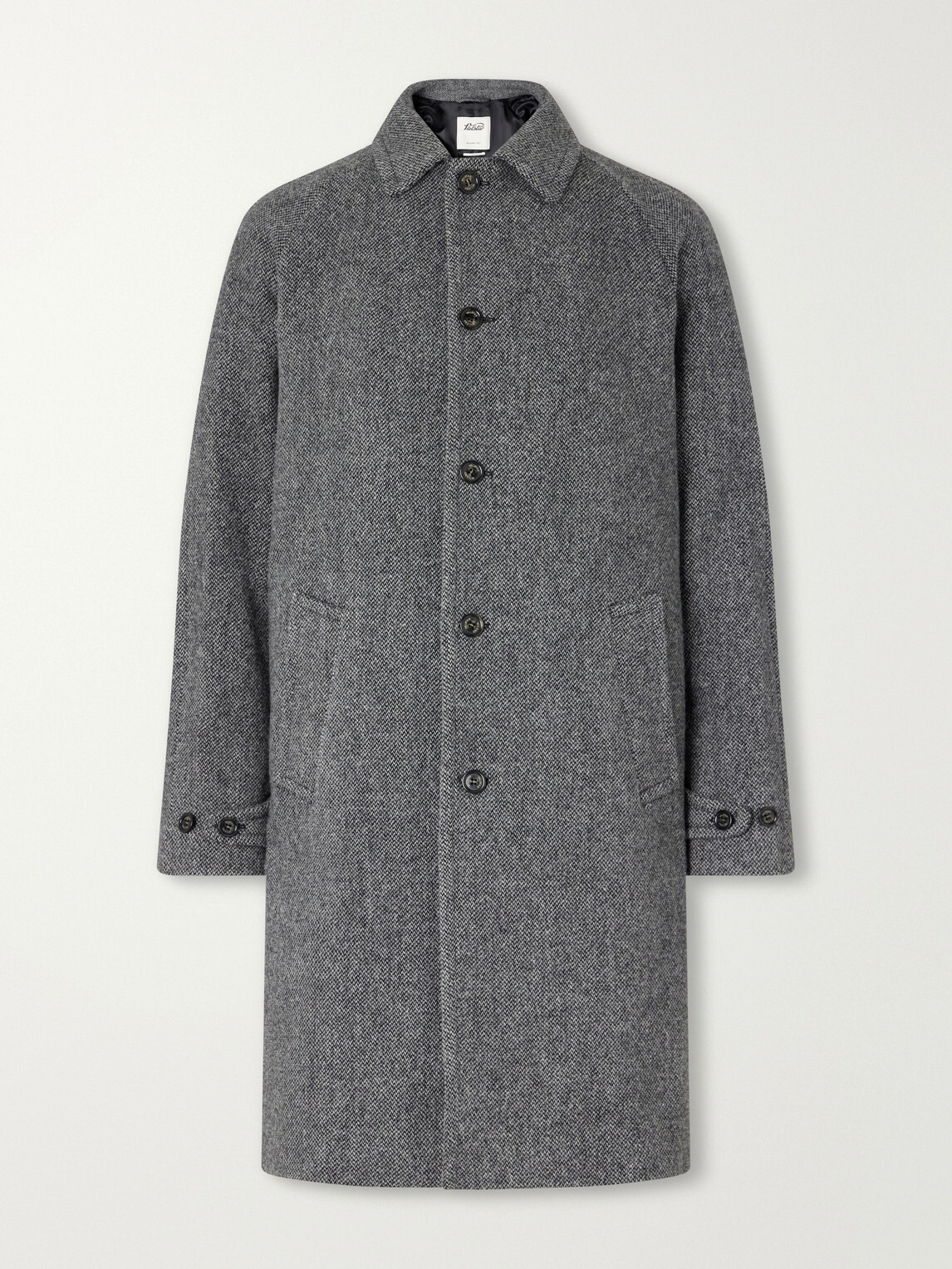 Valstar - Vittorio Virgin Wool Twill Coat - Gray