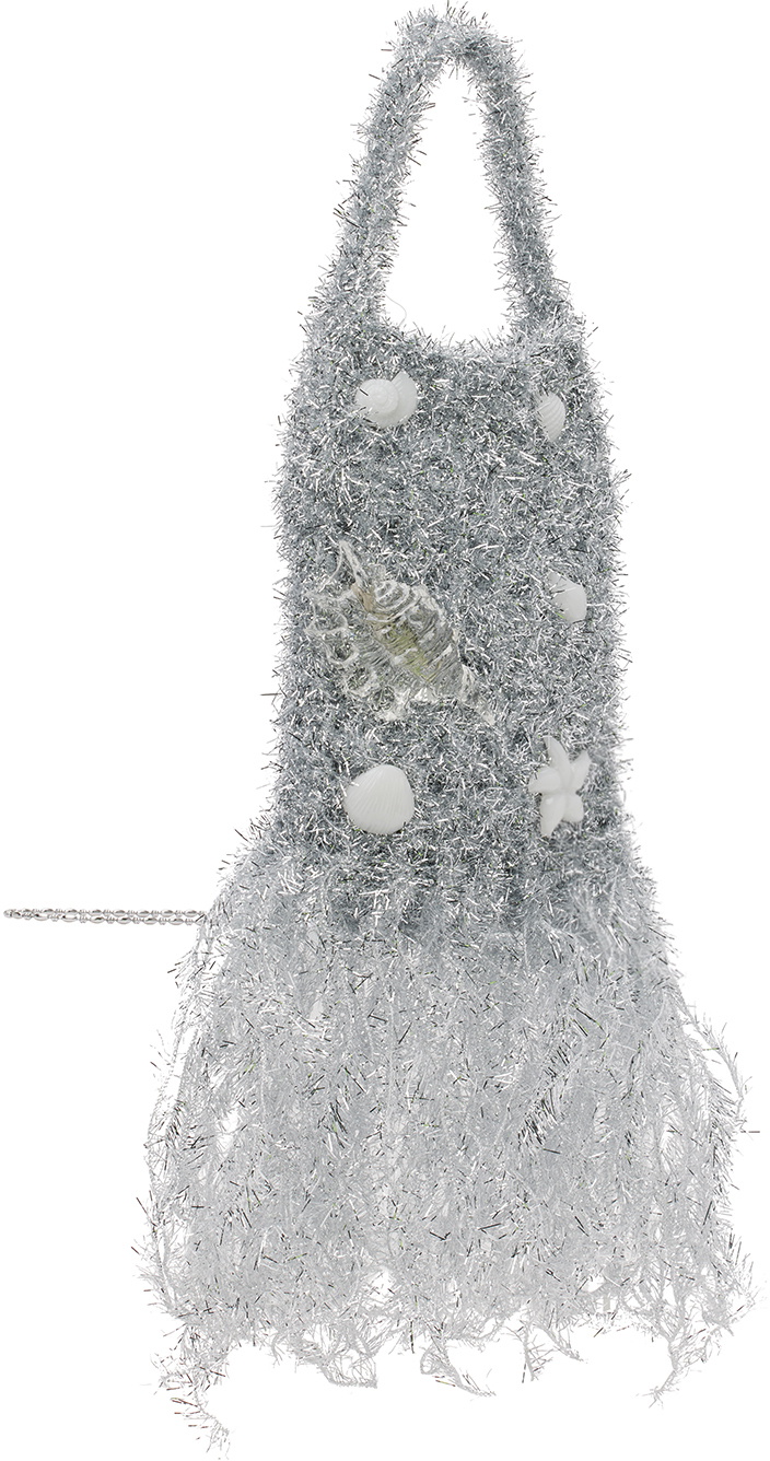 TheOpen Product Silver Shell Bag
