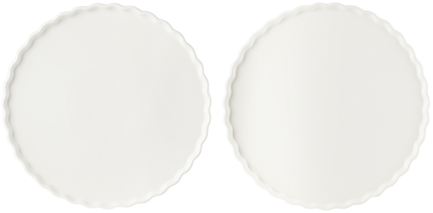 Photo: Fazeek White Wave Dinner Plate Set