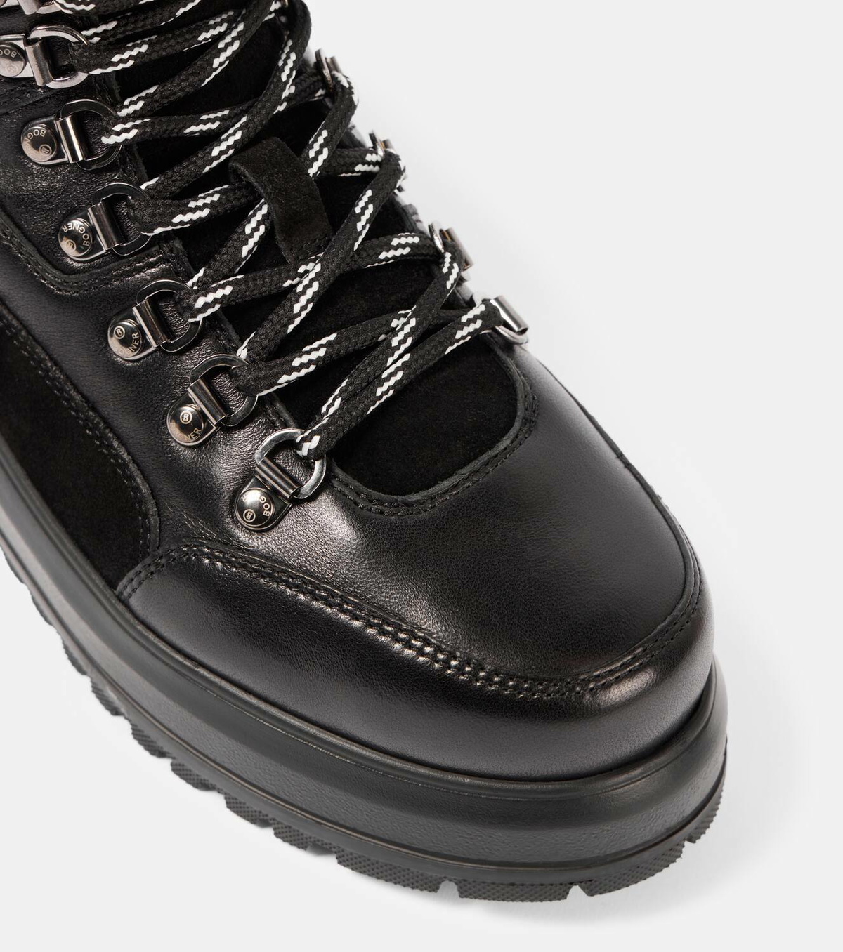 【Bogner】 Shearling-trimmedレザーブーツ Bogner Shearling-trimmed leather boots Bogner