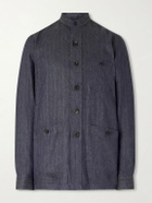 Rubinacci - Safari Linen Jacket - Blue
