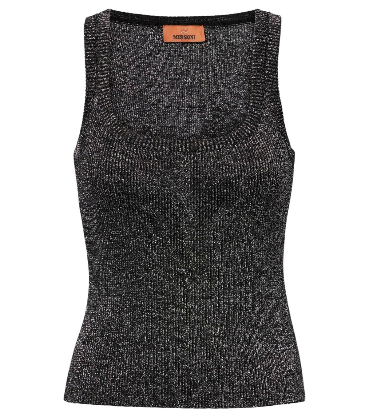 トップス archive MISSONI designed  tank top y2k Missoni Zig Zag metallic knit tank top Missoni