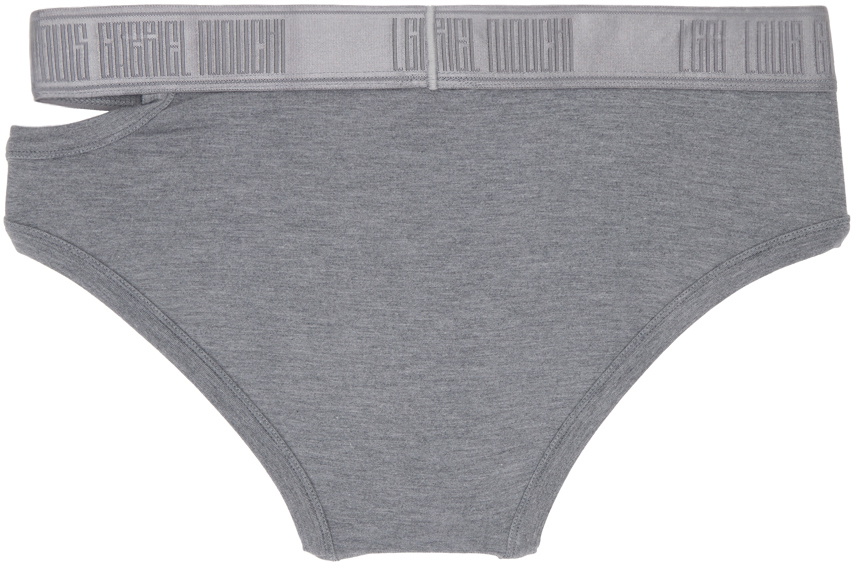 LGN Louis Gabriel Nouchi Gray Cutout Briefs