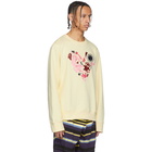 Kenzo Yellow Limited Edition Valentines Day Lucky Star Sweatshirt