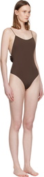 JACQUEMUS Brown 'The Cabana' Swimsuit