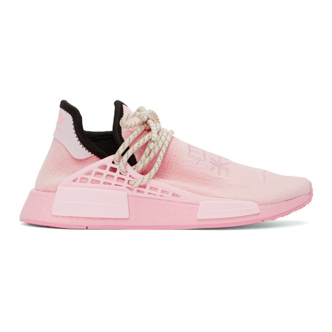 Photo: adidas Originals x Pharrell Williams Pink HU NMD Sneakers
