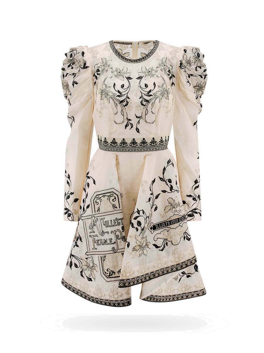 Zimmermann Dress White Womens Zimmermann