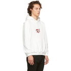 Sunnei White Internet Hoodie