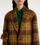 Loewe Fringed mohair and wool coat