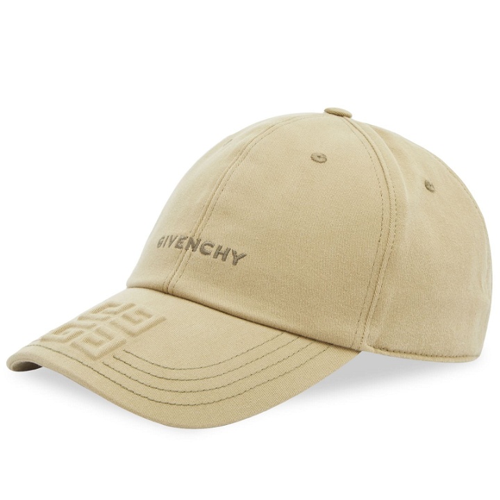 Photo: Givenchy Men's Debossed 4G Cap in Khaki 