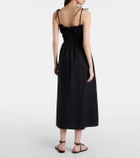 Melissa Odabash Ophelia smocked cotton midi dress