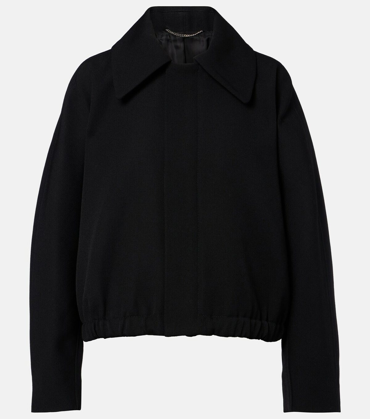 Victoria Beckham Arden virgin wool gabardine blouson jacket
