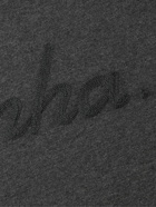 Rapha - Logo-Embroidered Cotton-Jersey Sweatshirt - Gray