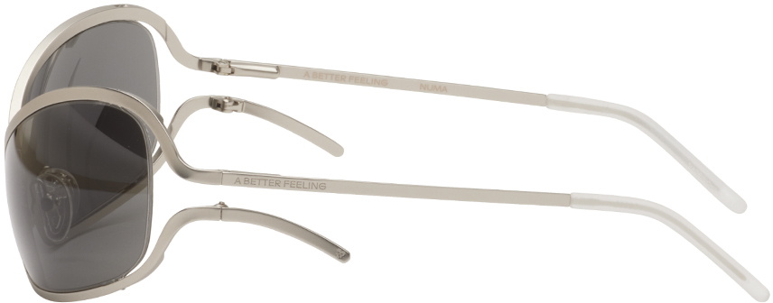 A BETTER FEELING Silver Numa Sunglasses