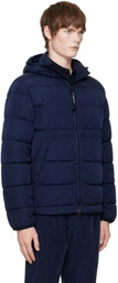 C.P. Company Navy Chrome-R Goggle Down Jacket