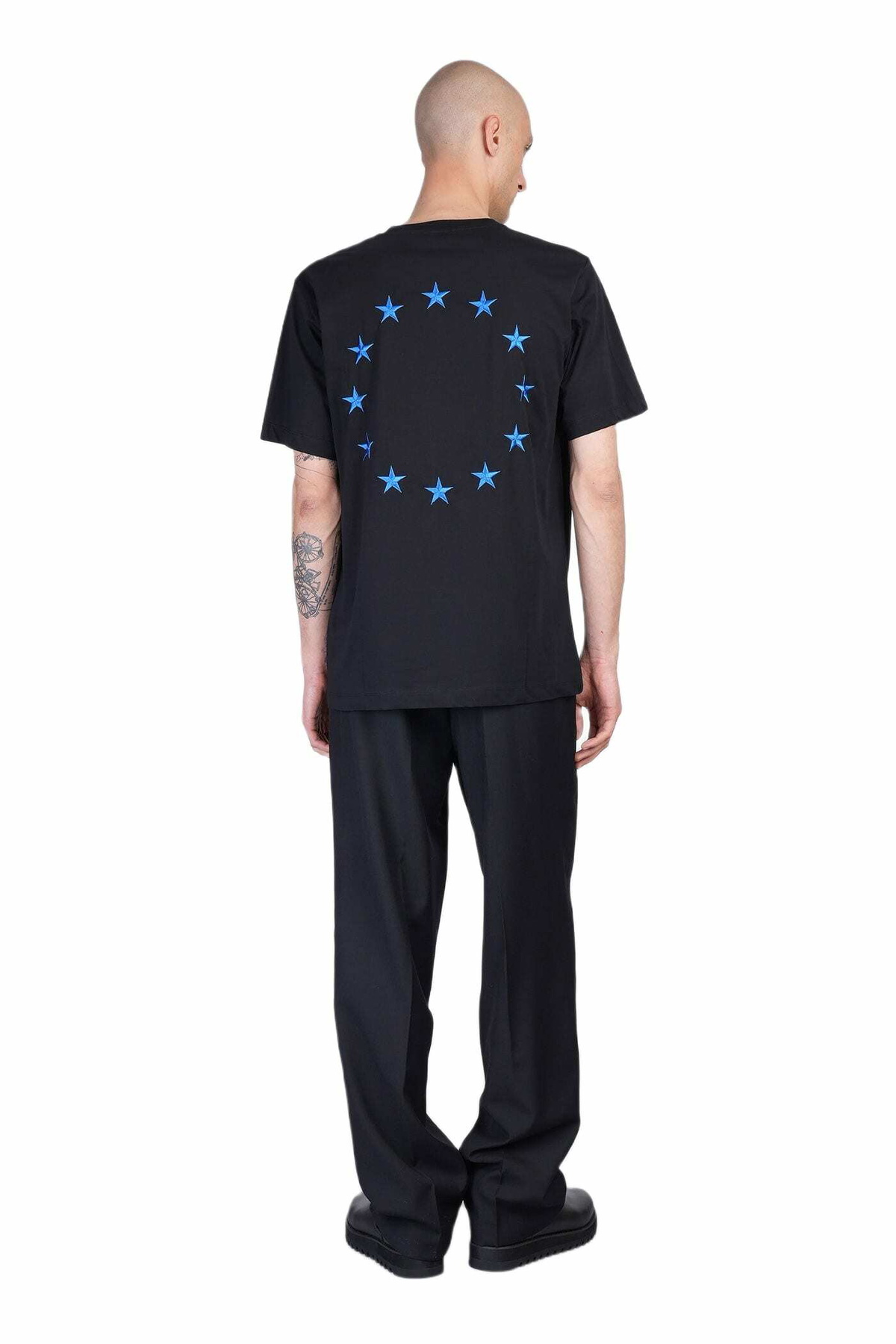 Études T-shirt In Black Cotton