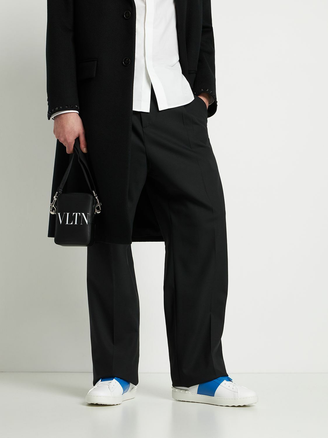 VALENTINO GARAVANI - Valentino Open Leather Sneakers Valentino