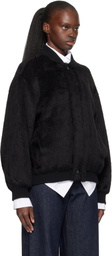 Lauren Manoogian Black Suri Bomber Jacket