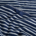 Tekla Fabrics Organic Terry Hand Towel in River Stripes 