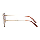 Garrett Leight Gold Marr Sunglasses