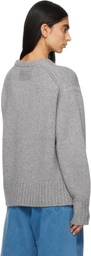 Guest in Residence Gray Cozy Crew Sweater