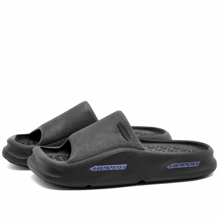 Photo: Heron Preston Women's Eco Moulded Slides in Black