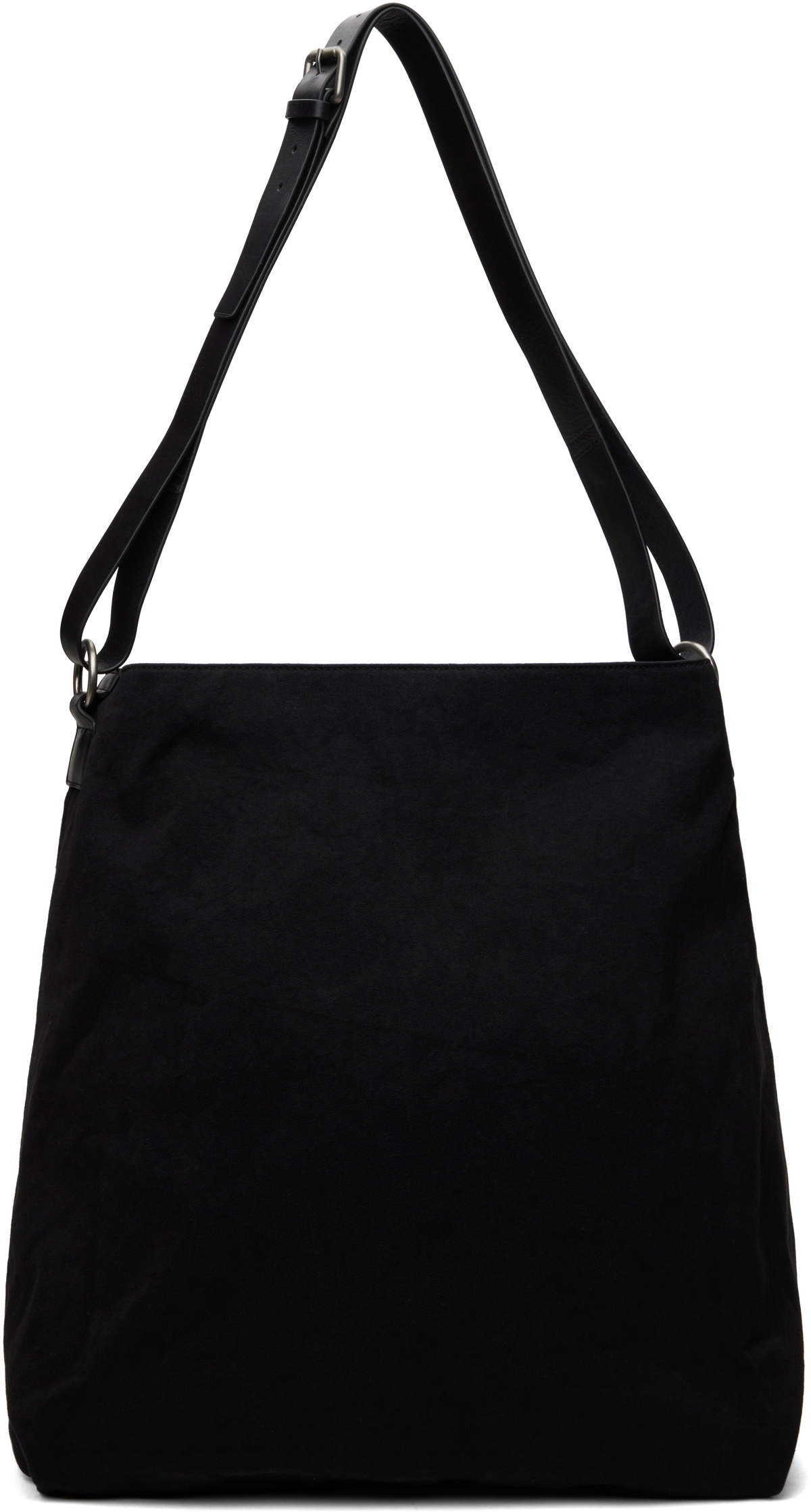 Dries Van Noten Black Large Canvas Bag