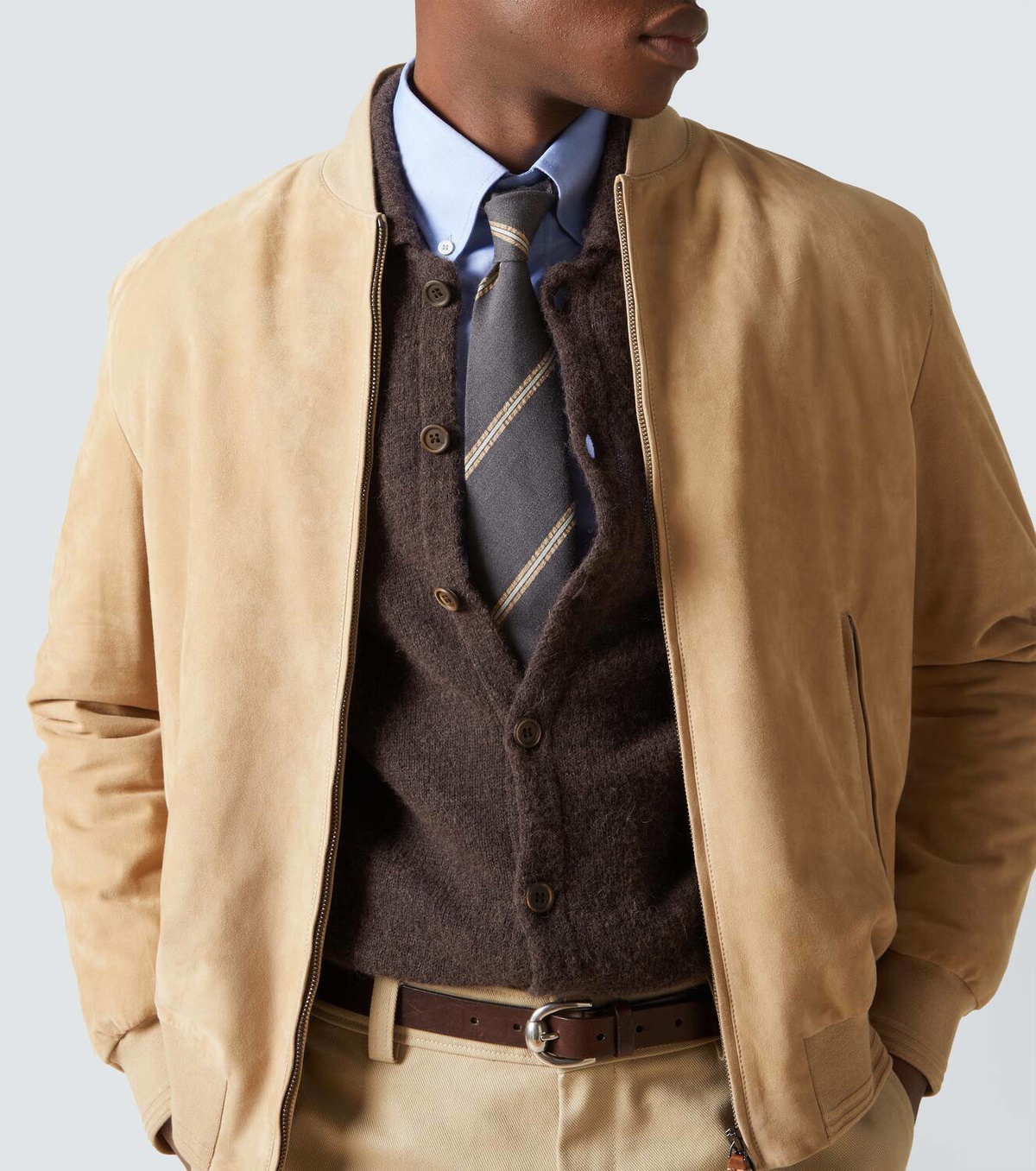 Tod's Pashmy suede bomber jacket Tod's