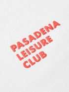 Pasadena Leisure Club - Logo-Print Cotton-Jersey T-Shirt - White